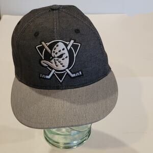 Vintage Adidas Anaheim Mighty Ducks Cap Hat Stretched One size fits all